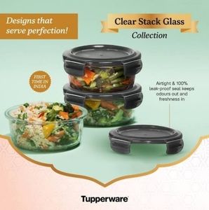 Clear Stack Glass Lunch Box